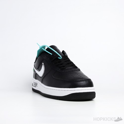 LV x Air Force 1 Low Trainer Sneaker Black White